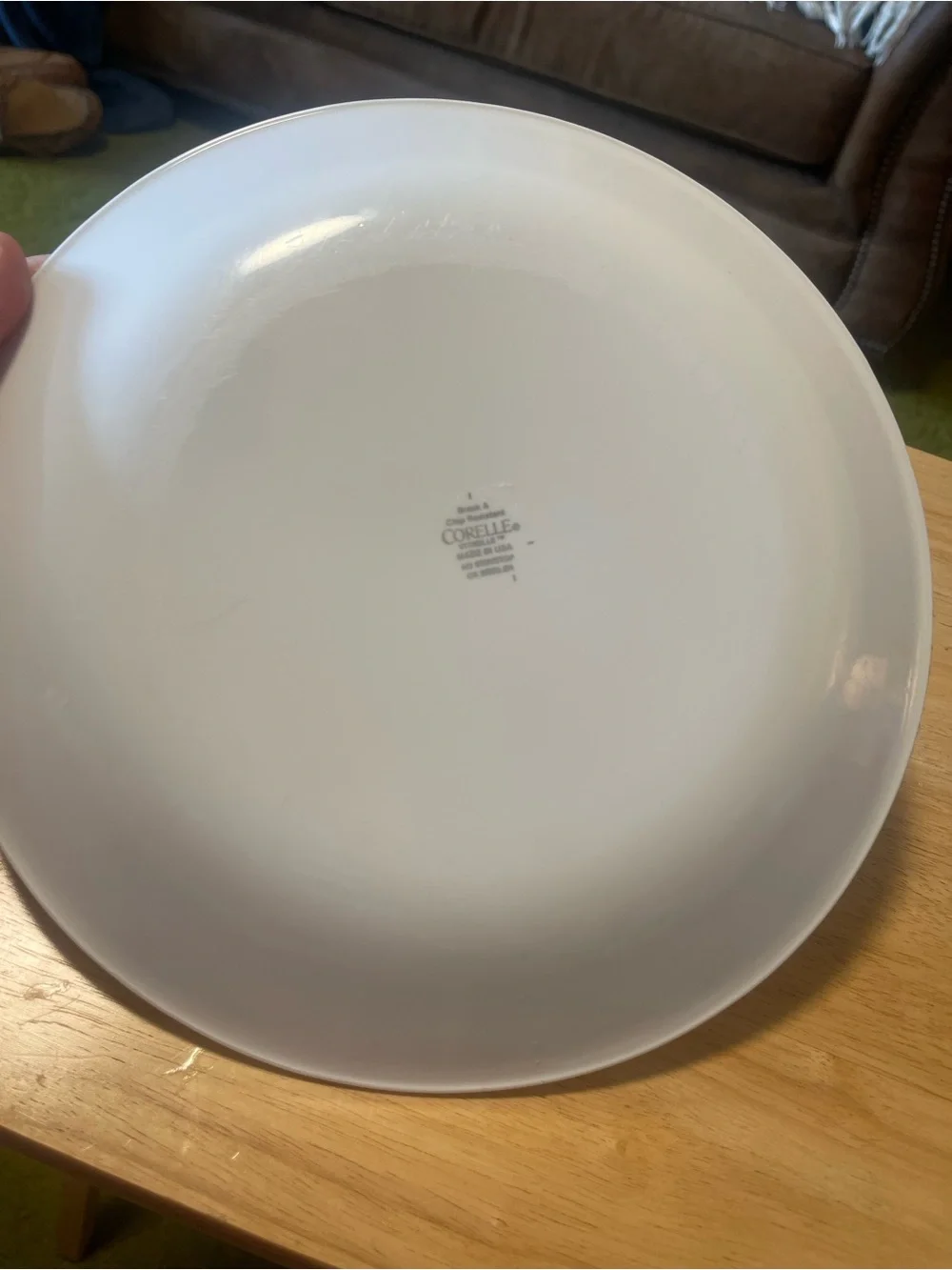 Vintage Corelle Urban Red 10.25” Dinner Plate, Chip Resistant, Lead Free